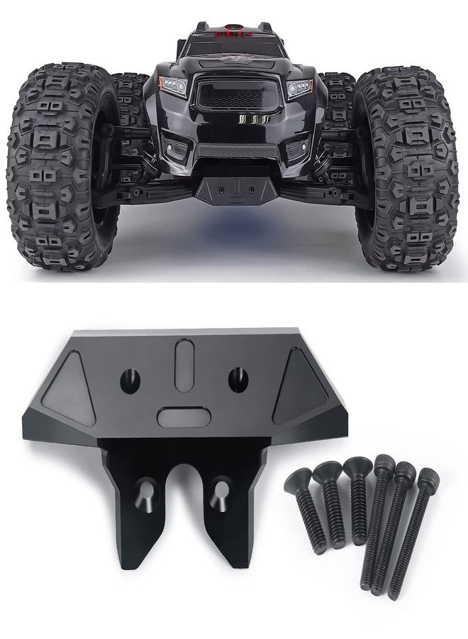 JGGZONE Aluminium Alloy Front + Rear Tie Bar Mount Bumper Protector Guard Compatible with Traxxas 1/8 Sledge 4WD Monster Truck Upgraded Parts, Black - Image 5